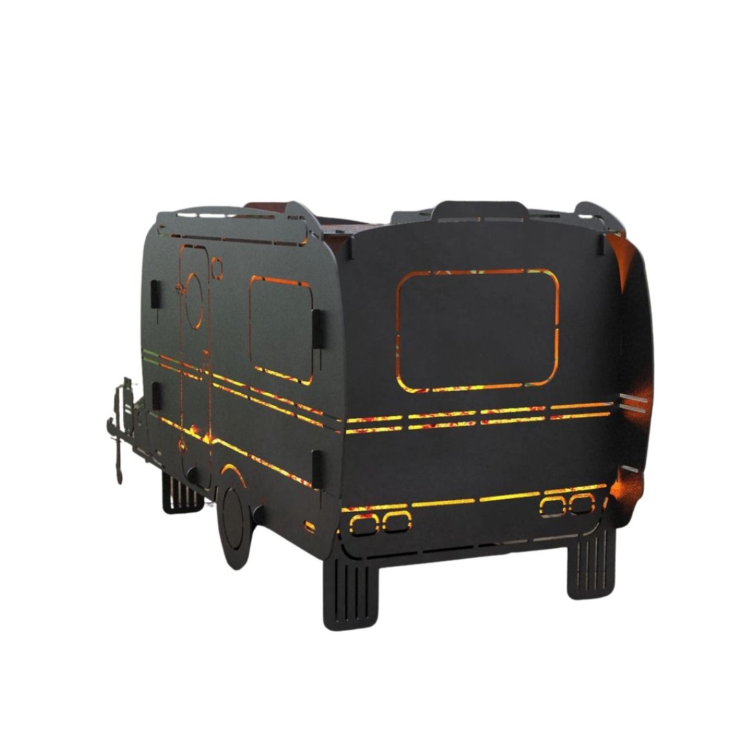 Мангал-гриль Carino Кемпер Трейлер разборной 1025х400х473 мм, металл 3 мм без покрытия