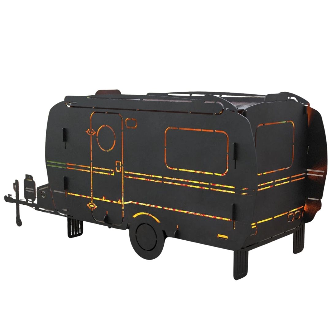 Мангал-гриль Carino Кемпер Трейлер разборной 1025х400х473 мм, металл 3 мм без покрытия