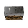 Мангал-гриль Carino Brazier X V2 Веток разборной с грилем 760х370х820 мм, металл 3 мм без покрытия