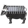Мангал-гриль Carino Корова разборной 700х350х478 мм, металл 3 мм без покрытия