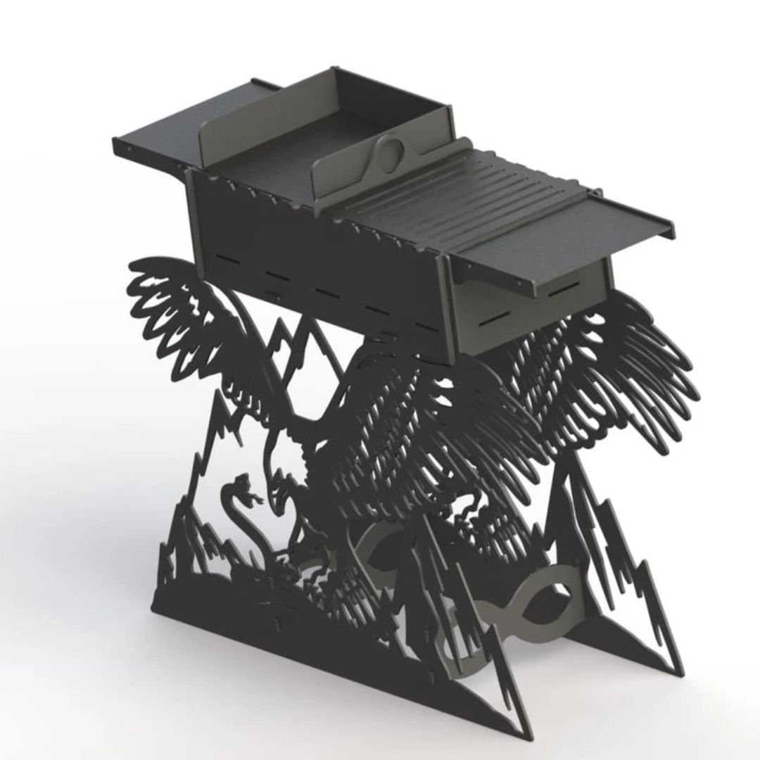 Мангал-гриль Carino Орел разборной 1014х333х964 мм, металл 3 мм без покрытия