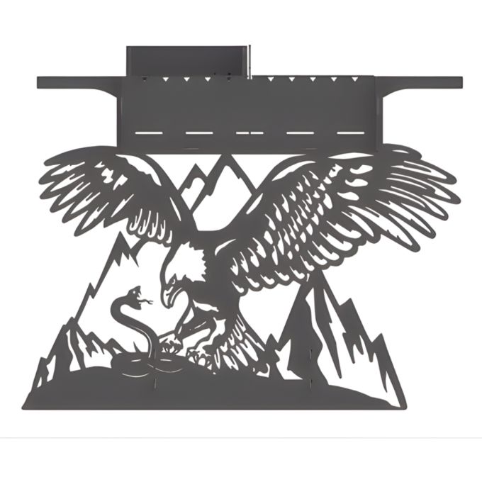 Мангал-гриль Carino Орел розбірний 1014х333х964 мм, метал 3 мм без покриття