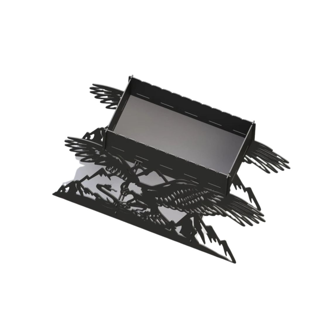 Мангал-гриль Carino Орел разборной 1014х333х964 мм, металл 3 мм без покрытия