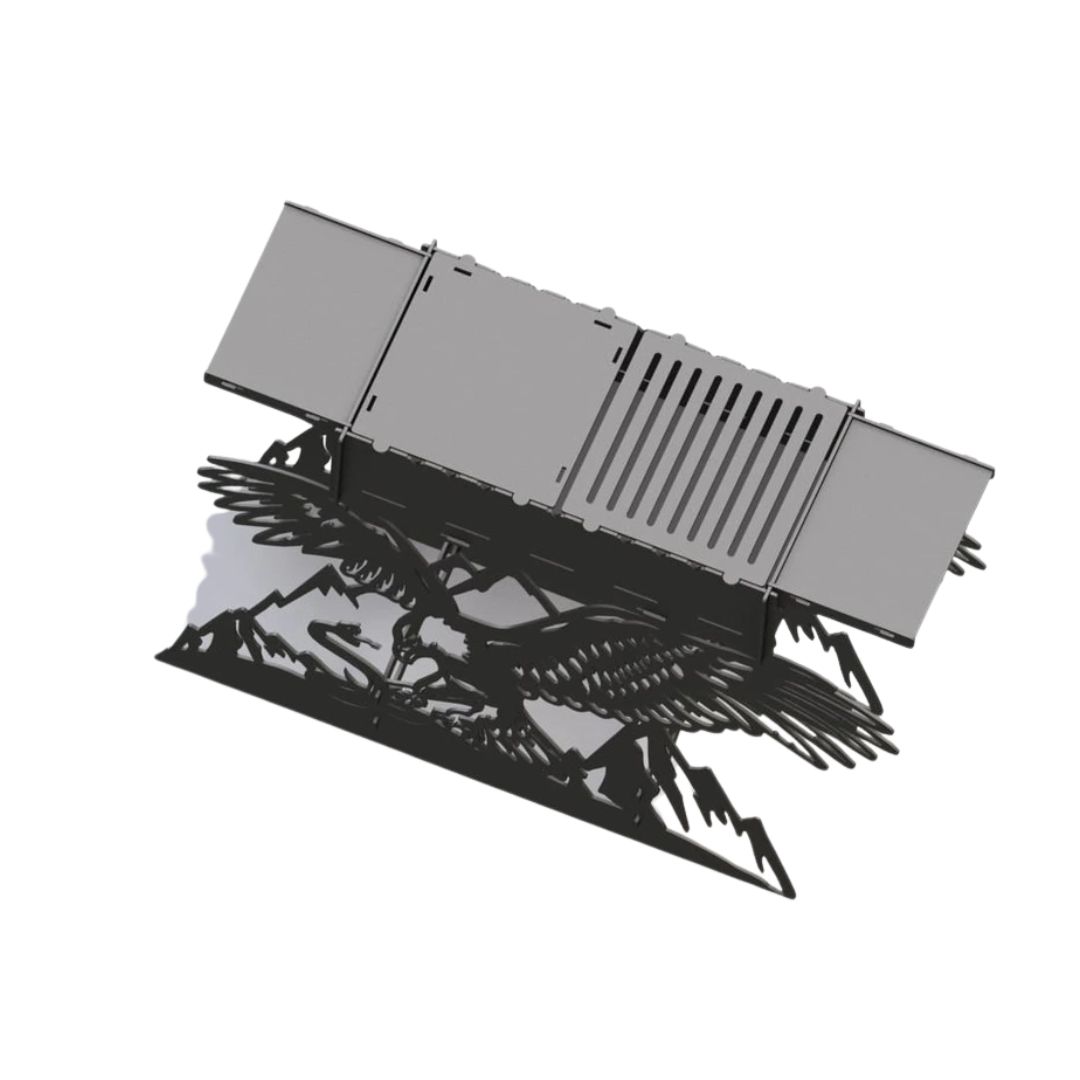 Мангал-гриль Carino Орел разборной 1014х333х964 мм, металл 3 мм без покрытия