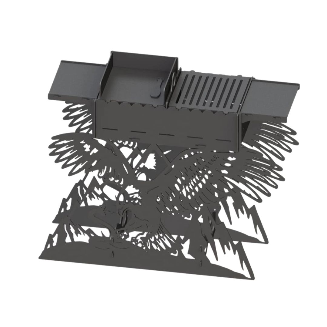 Мангал-гриль Carino Орел разборной 1014х333х964 мм, металл 3 мм без покрытия