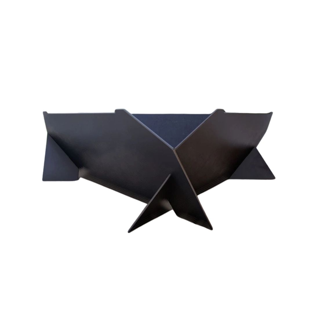 Чаша для костра Carino с грилем треугольная 1000 мм разборная 1020х940х300 мм, металл 3 мм без покрытия