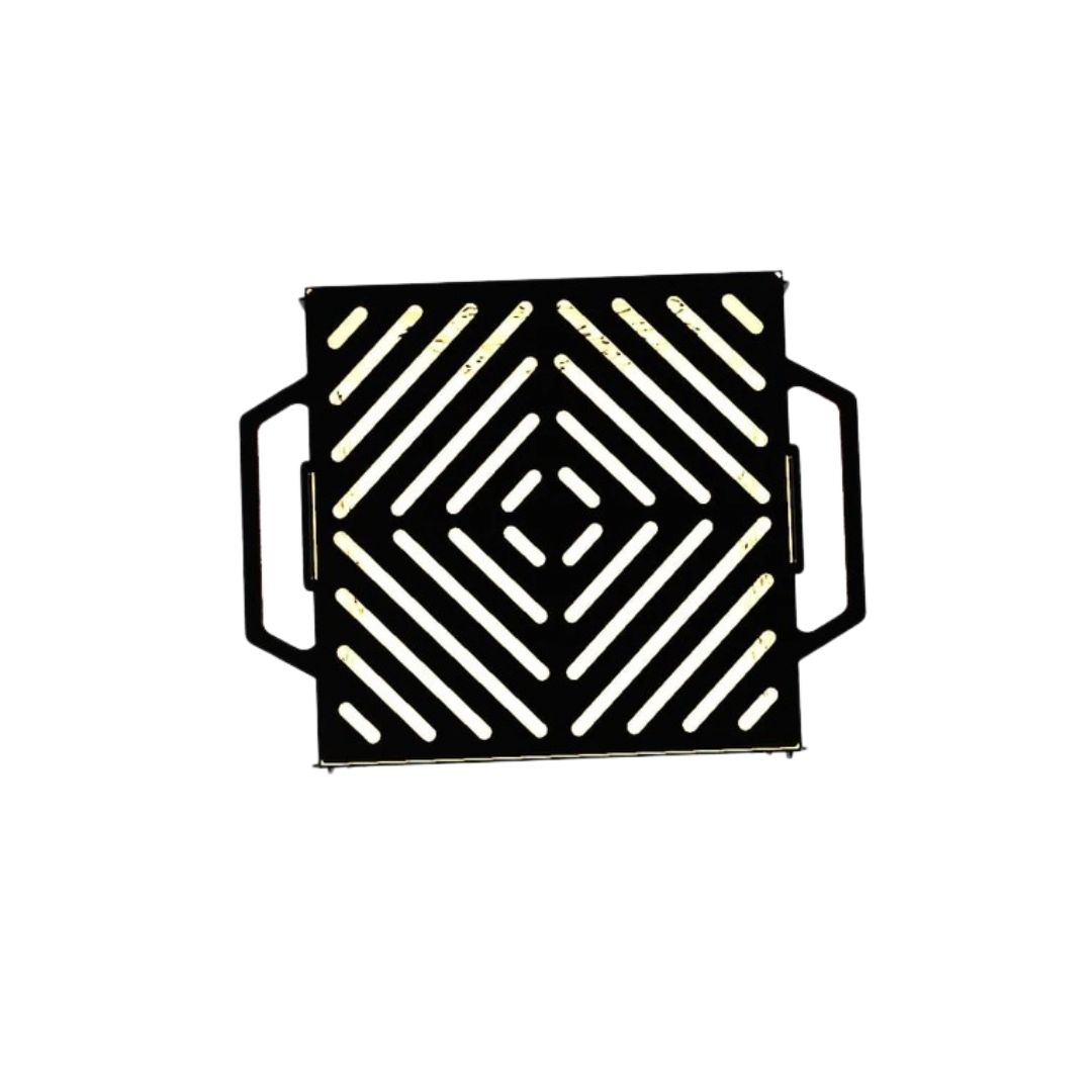 Мангал-барбекю Carino Кабан разборной с грилем 470х380х753 мм, металл 3 мм без покрытия