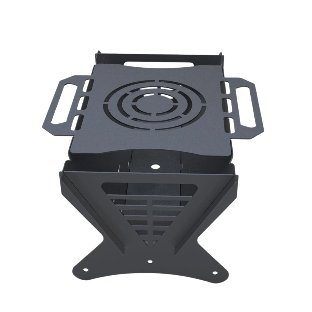 Мангал-гриль Carino Mix V2 разборной с грилем 540х445х277 мм, металл 3 мм без покрытия