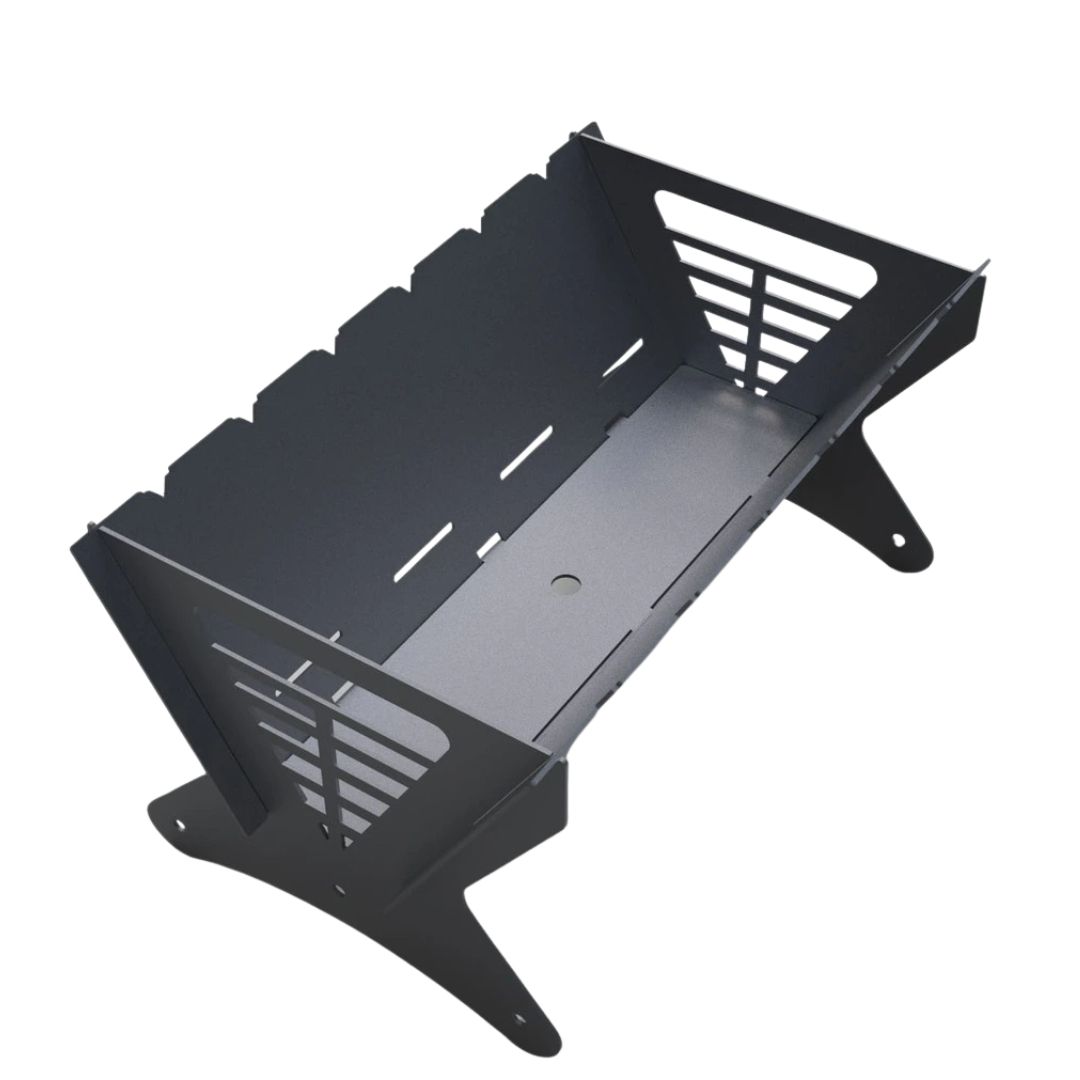 Мангал-гриль Carino Mix V2 разборной с грилем 540х445х277 мм, металл 3 мм без покрытия