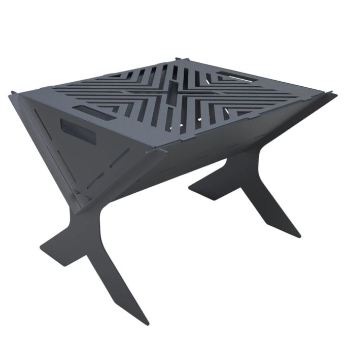 Мангал-гриль Carino X V2 розбірна 500х468х350 мм, метал 3 мм без покриття