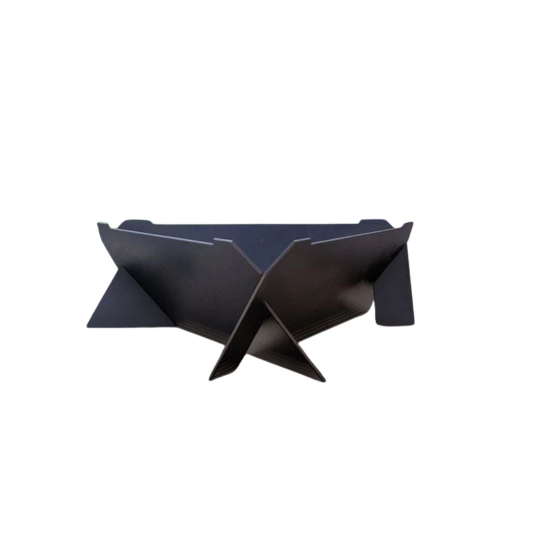 Чаша для костра Carino с грилем треугольная 600 мм разборная 625х570х200 мм, металл 3 мм без покрытия