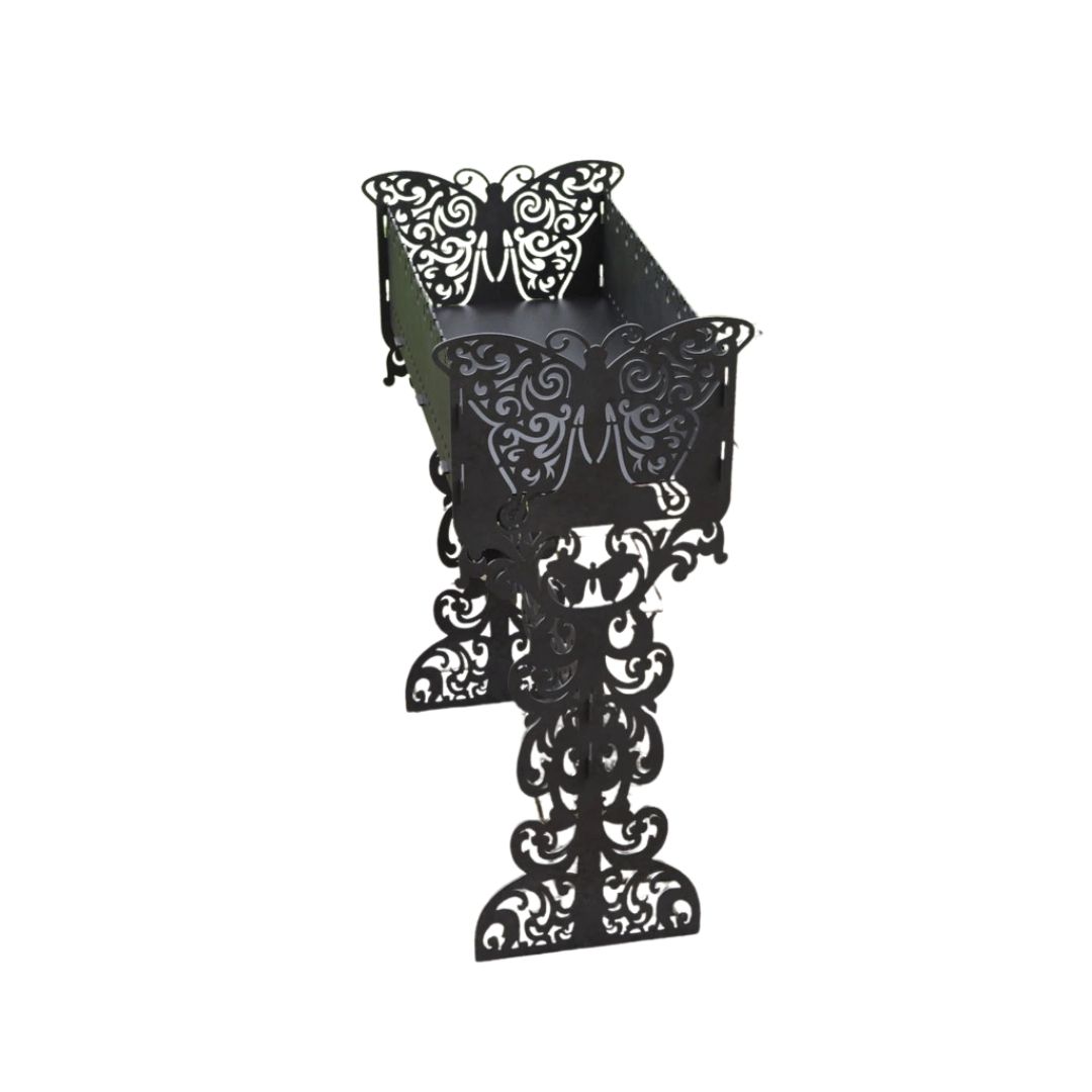 Мангал-гриль Carino Бабочка высокая разборная 600х356х840 мм, металл 3 мм без покрытия