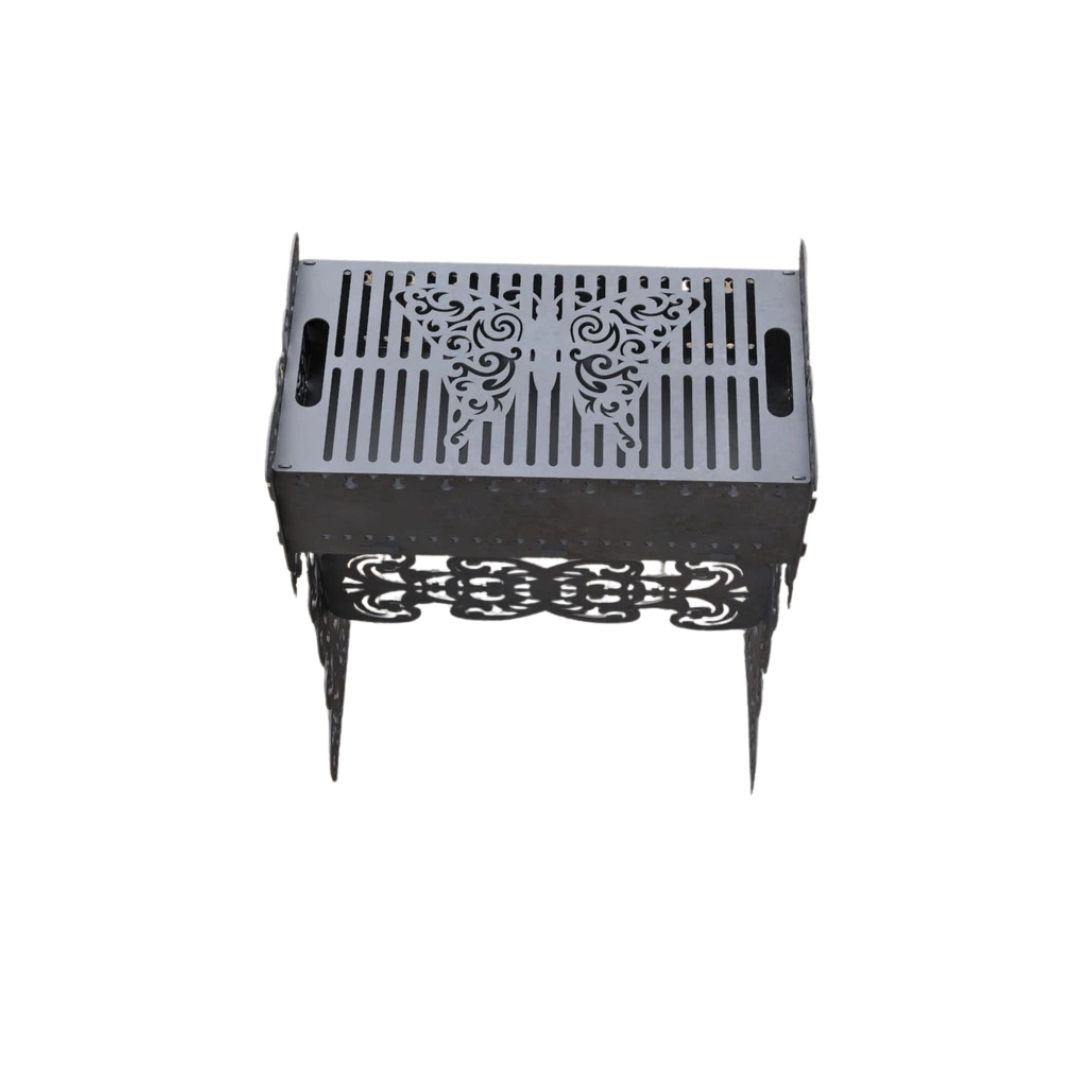 Мангал-гриль Carino Бабочка высокая разборная 600х356х840 мм, металл 3 мм без покрытия