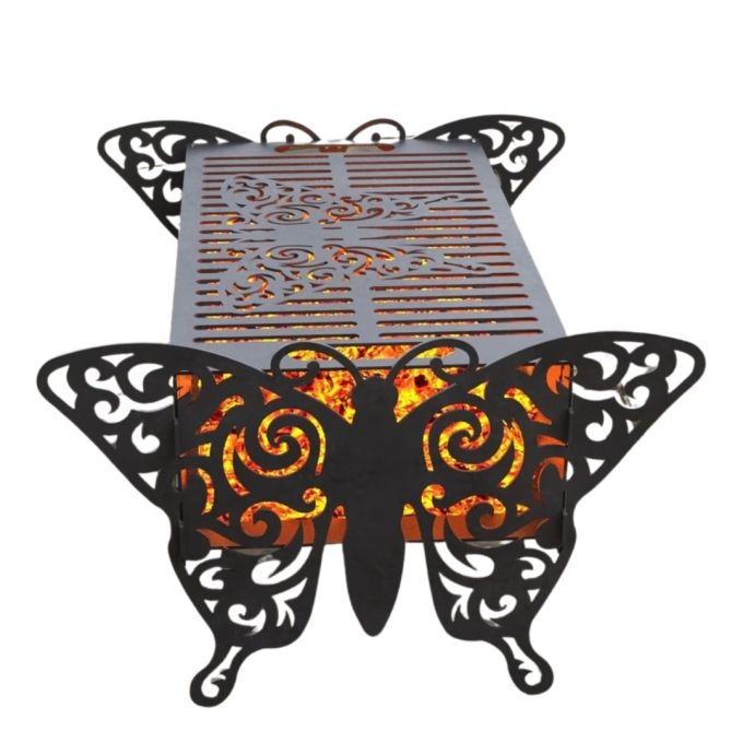 Мангал-гриль Carino Метелик V2 розбірний 600х510х333 мм, метал 3 мм без покриття