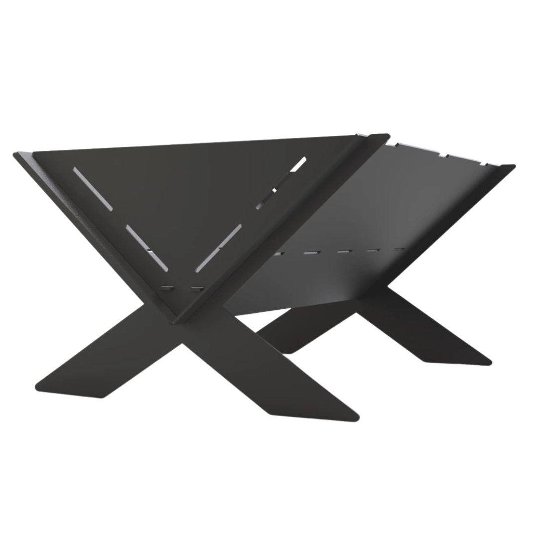 Мангал-гриль Carino X разборной 500х462х278 мм, металл 3 мм без покрытия