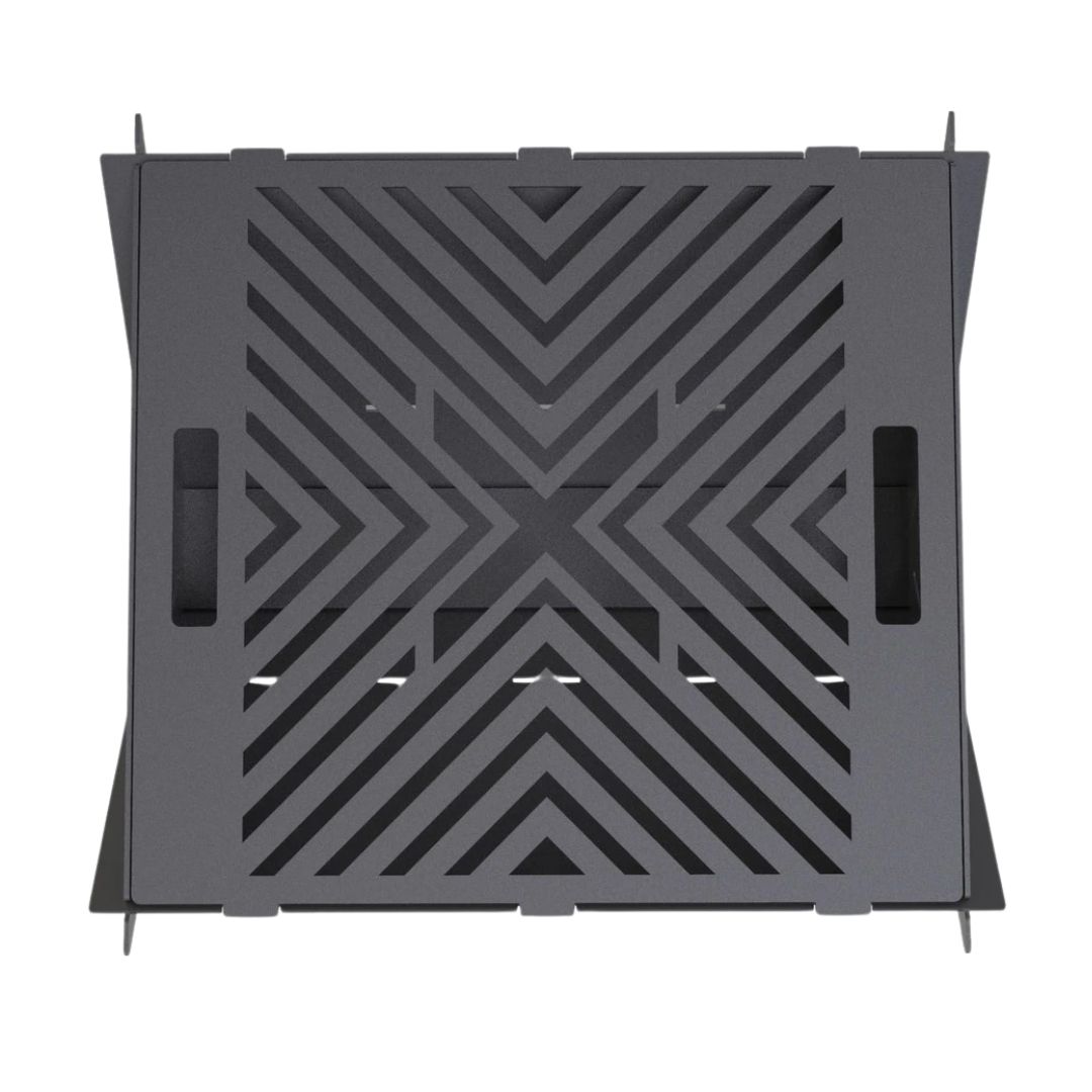 Мангал-гриль Carino X разборной 500х462х278 мм, металл 3 мм без покрытия