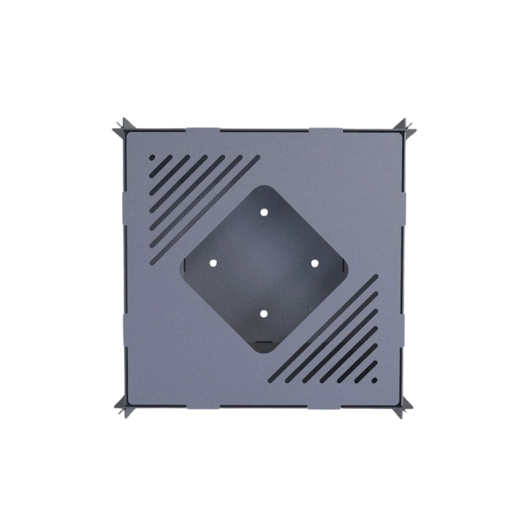 Мангал-гриль Carino квадратный 600 мм разборной 614х614х400 мм, металл 3 мм без покрытия