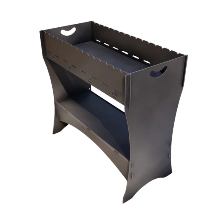 Мангал Carino для шашлику розбірний без гриля 965х456х889 мм, метал 3 мм без покриття