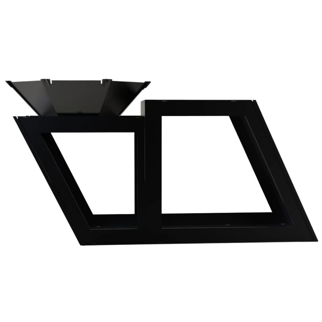 Мангал-гриль Carino Delux разборной с грилем 1980х960х1005 мм, металл 3 мм без покрытия