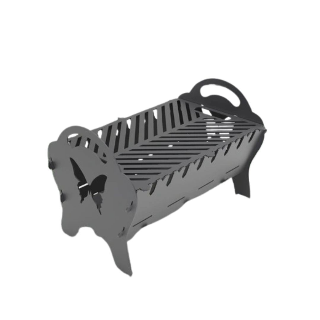 Мангал-гриль Carino Spark Бабочка разборной 500х330х350 мм, металл 3мм без покрытия