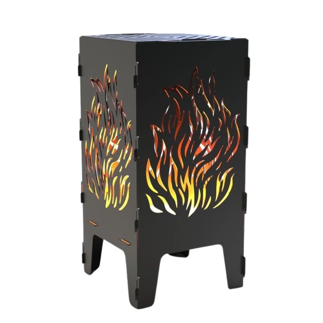 Мангал-барбекю Carino Огонь разборной 470х380х753 мм, металл 3 мм без покрытия