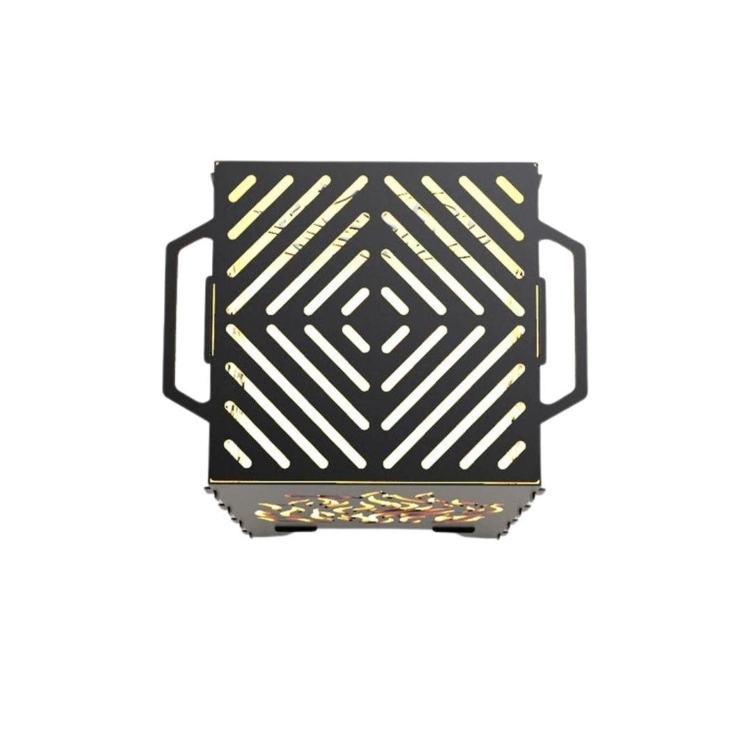 Мангал-барбекю Carino Огонь разборной 470х380х753 мм, металл 3 мм без покрытия