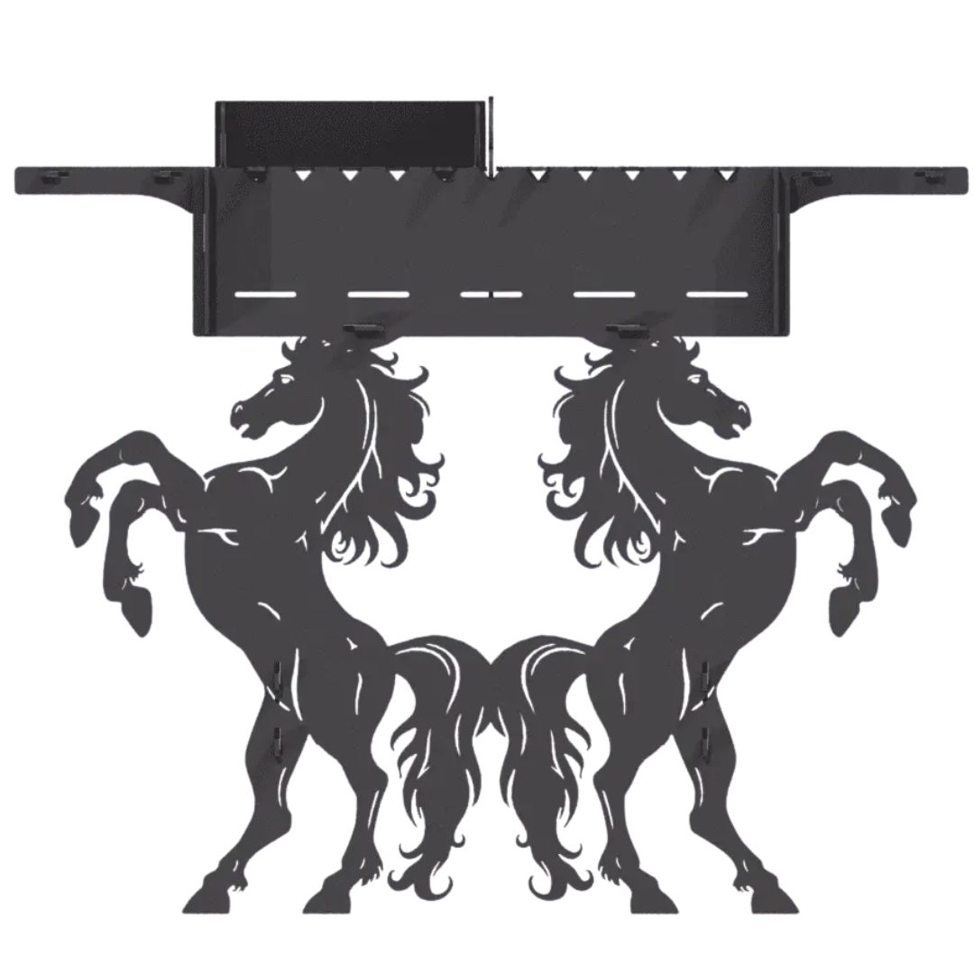 Мангал-гриль Carino Коні розбірний 1014х333х964 мм, метал 3 мм