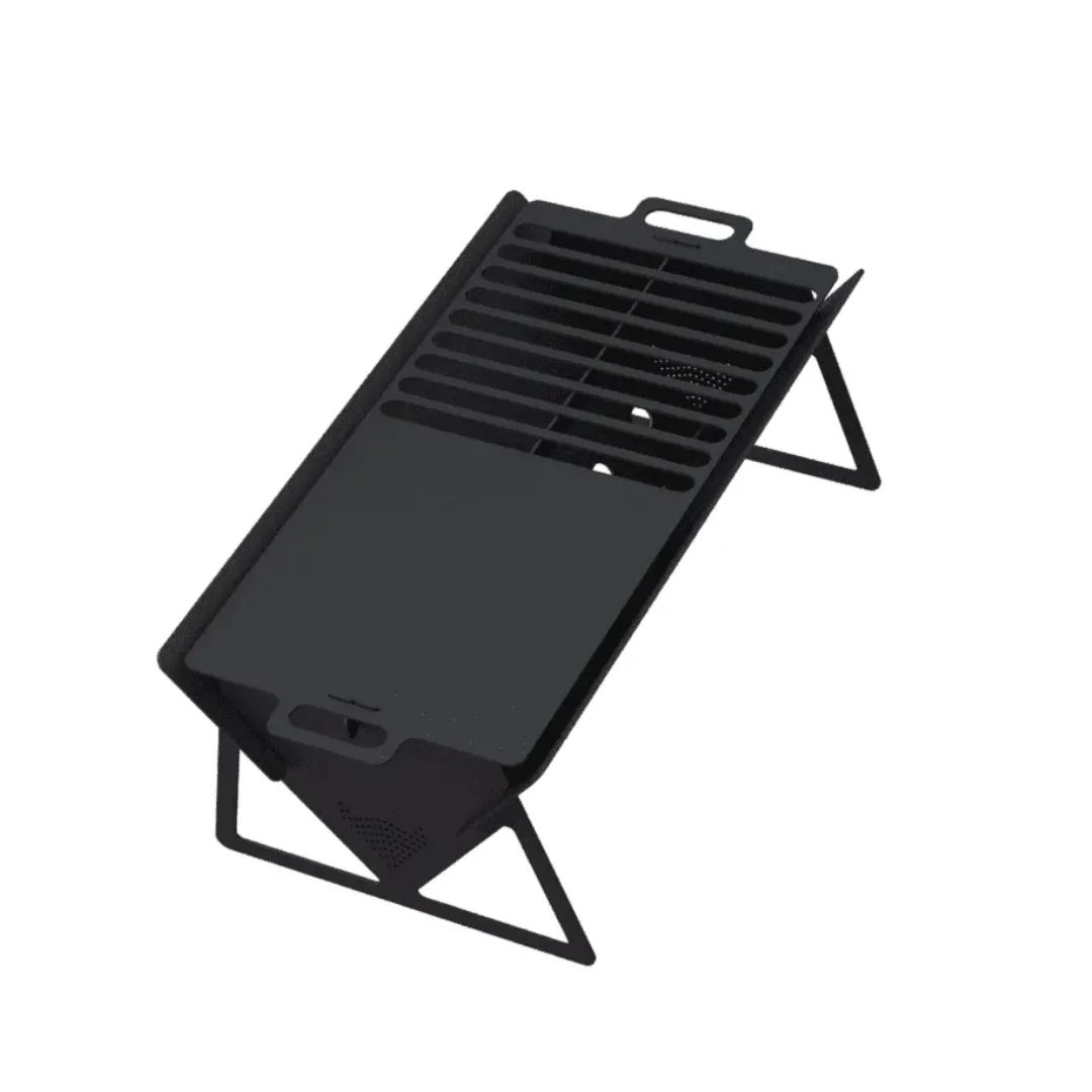 Мангал-гриль Carino Long разборной 1120х587х411 мм, металл 3 мм без покрытия