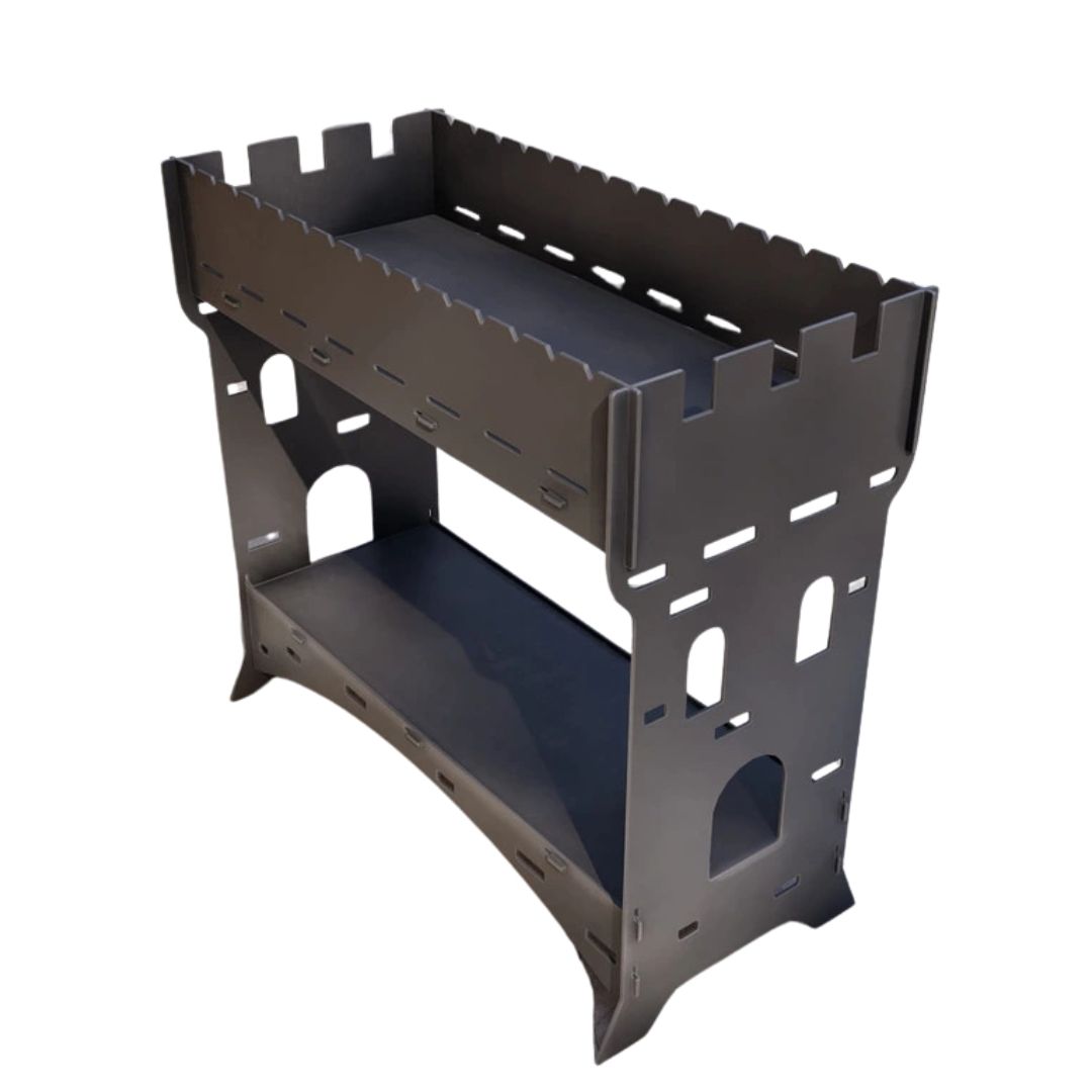 Мангал Carino Башня для шашлыка разборной 965х456х889 мм, металл 3 мм без покрытия