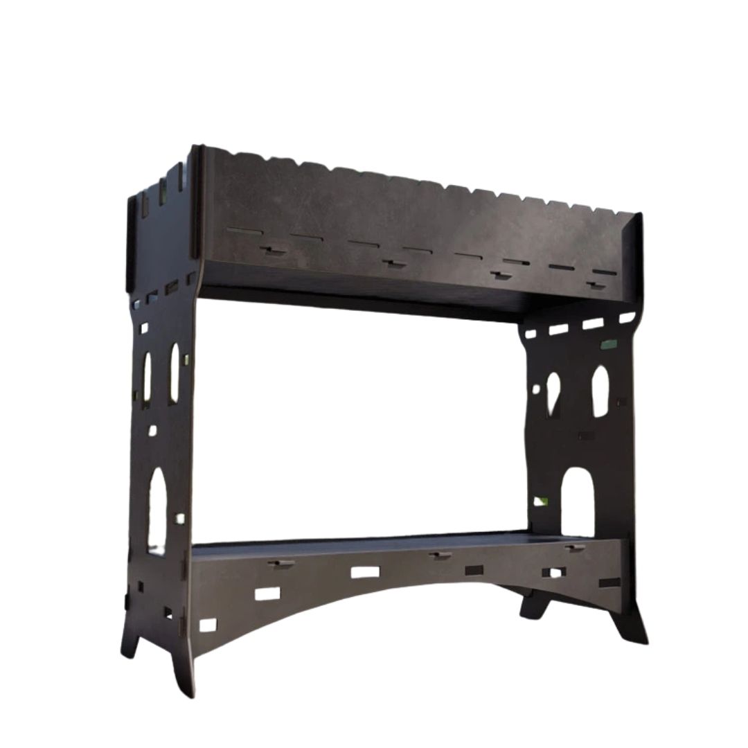 Мангал Carino Башня для шашлыка разборной 965х456х889 мм, металл 3 мм без покрытия