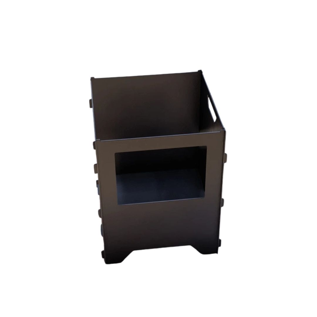 Корзина с грилем мангал-барбекю Carino V3 разборная 513х393х500 мм, металл 3 мм без покрытия