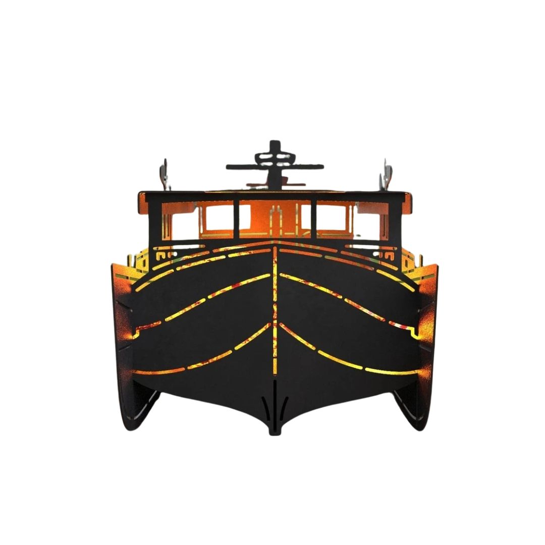 Мангал-гриль Carino Лодка разборная 999х388х397 мм, металл 3 мм без покрытия