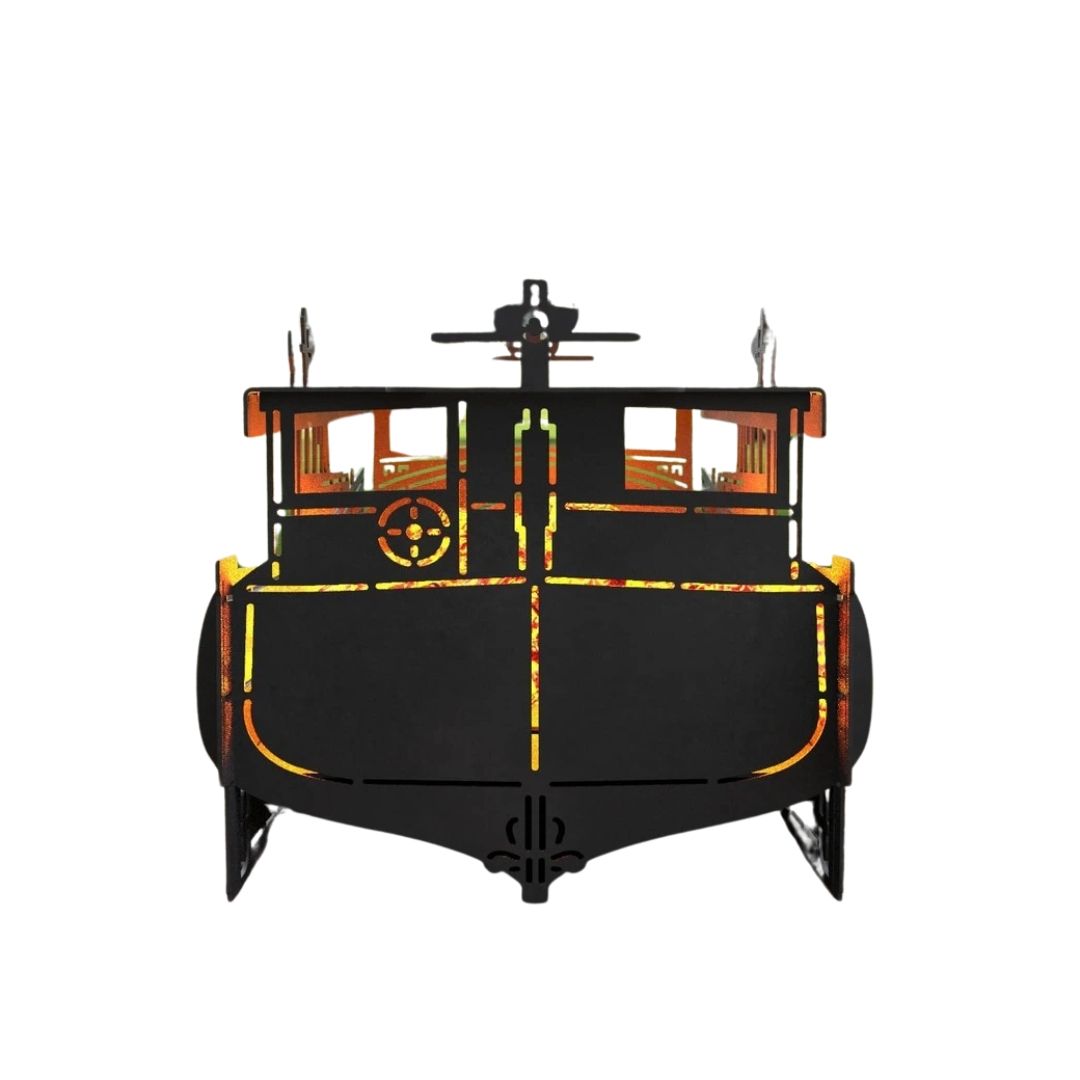 Мангал-гриль Carino Лодка разборная 999х388х397 мм, металл 3 мм без покрытия