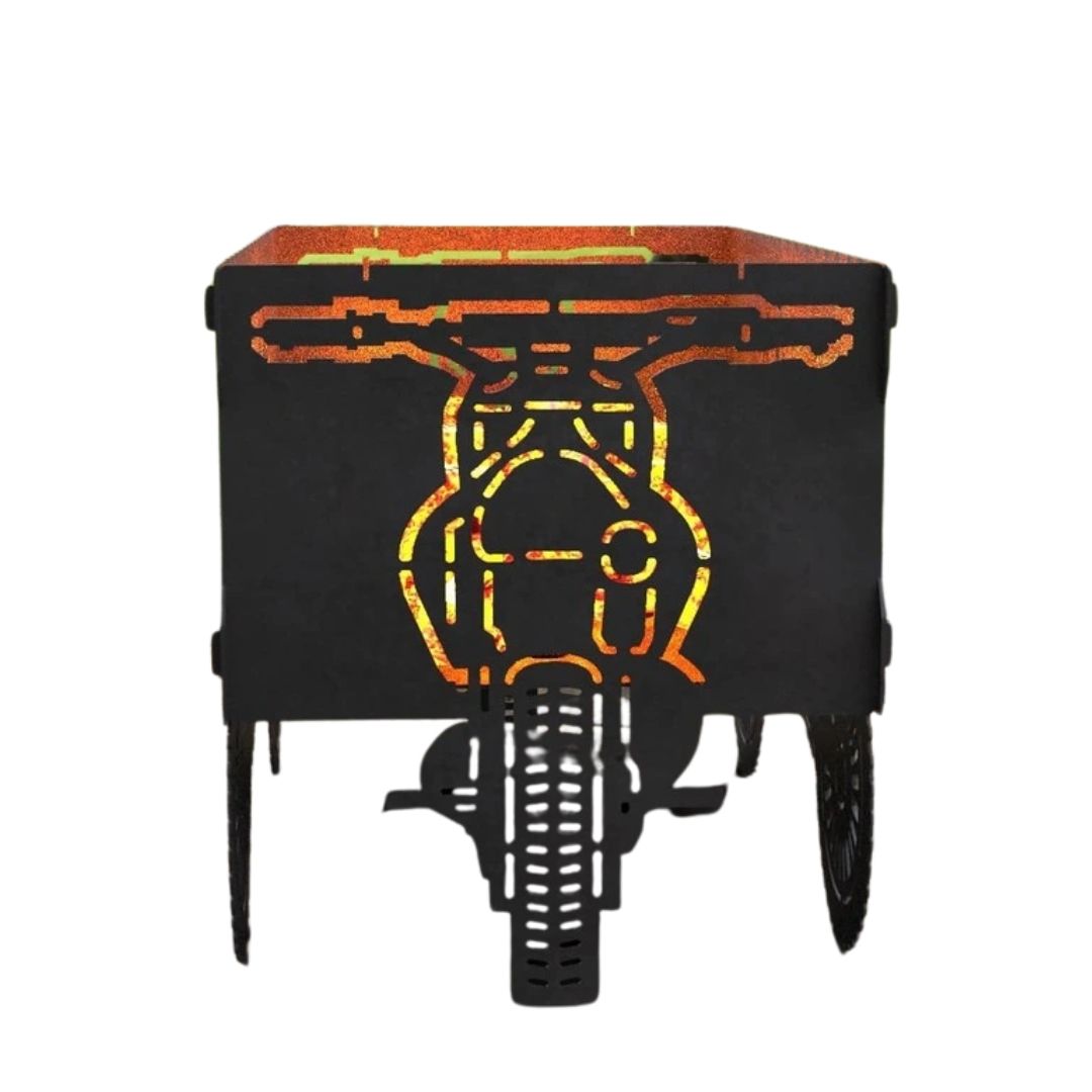 Мангал-гриль Carino Внедорожный мотоцикл разборной 855х436х509 мм, металл 3 мм без покрытия