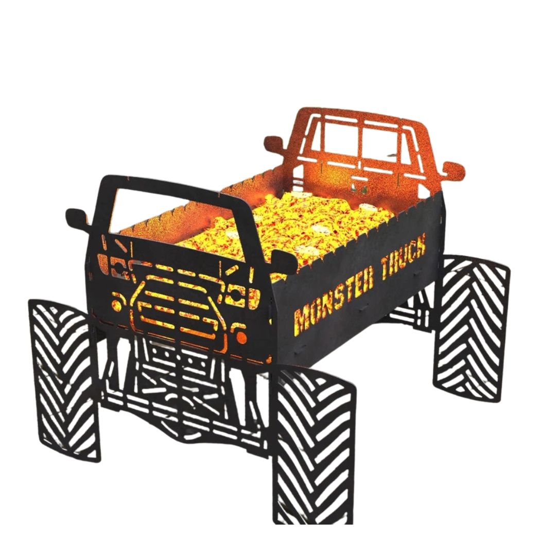 Мангал-гриль Carino Монстр трак разборной 873х806х735 мм, металл 3 мм без покрытия