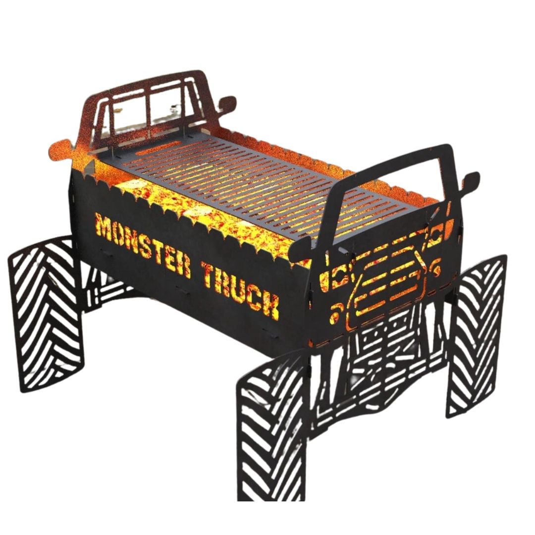 Мангал-гриль Carino Монстр трак разборной 873х806х735 мм, металл 3 мм без покрытия