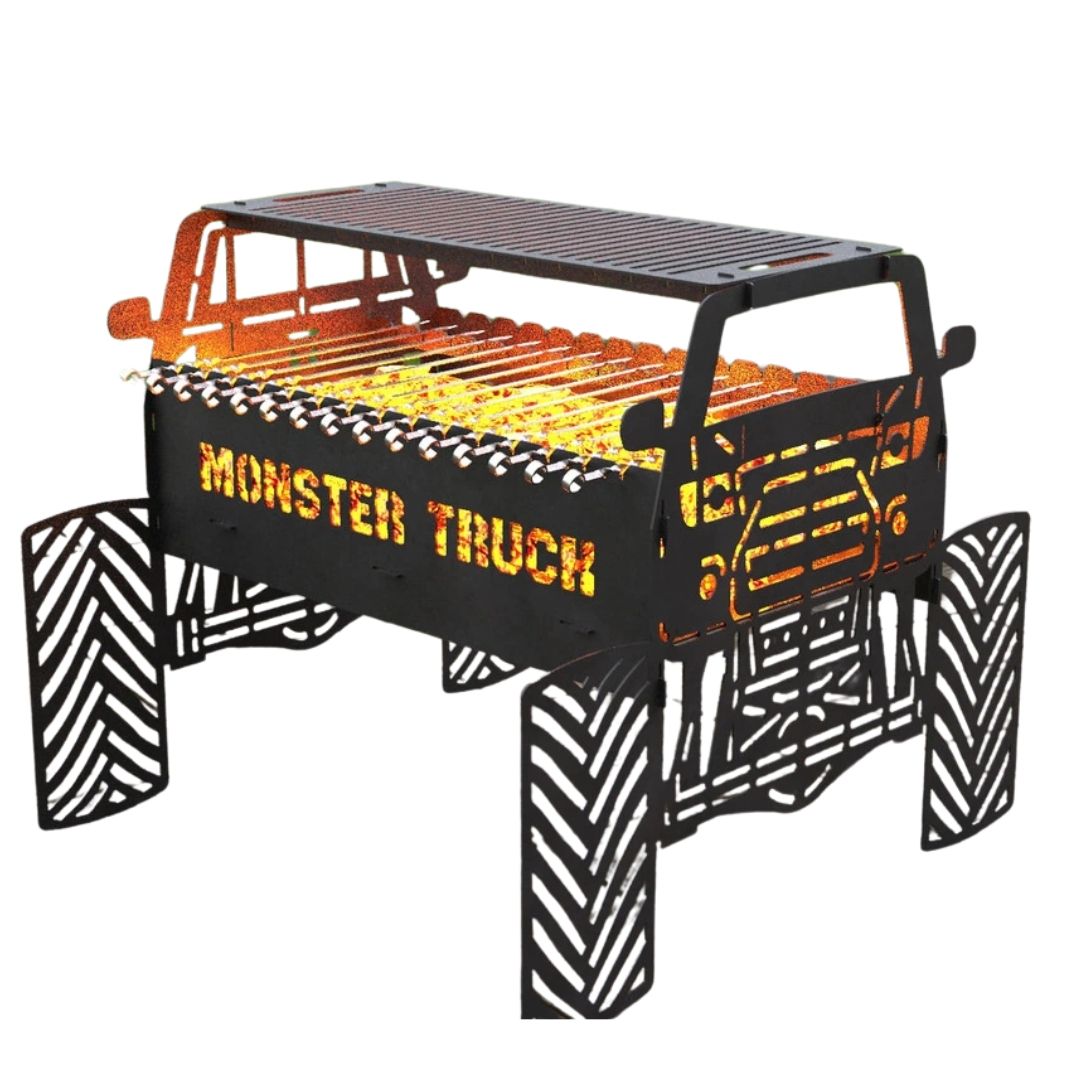 Мангал-гриль Carino Монстр трак разборной 873х806х735 мм, металл 3 мм без покрытия