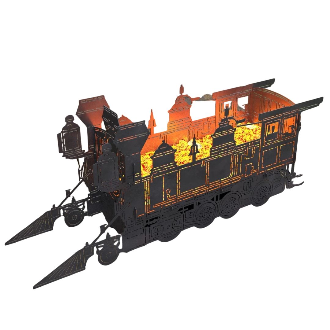 Мангал-гриль Carino Поезд разборной 1583х356х663 мм, металл 3 мм без покрытия