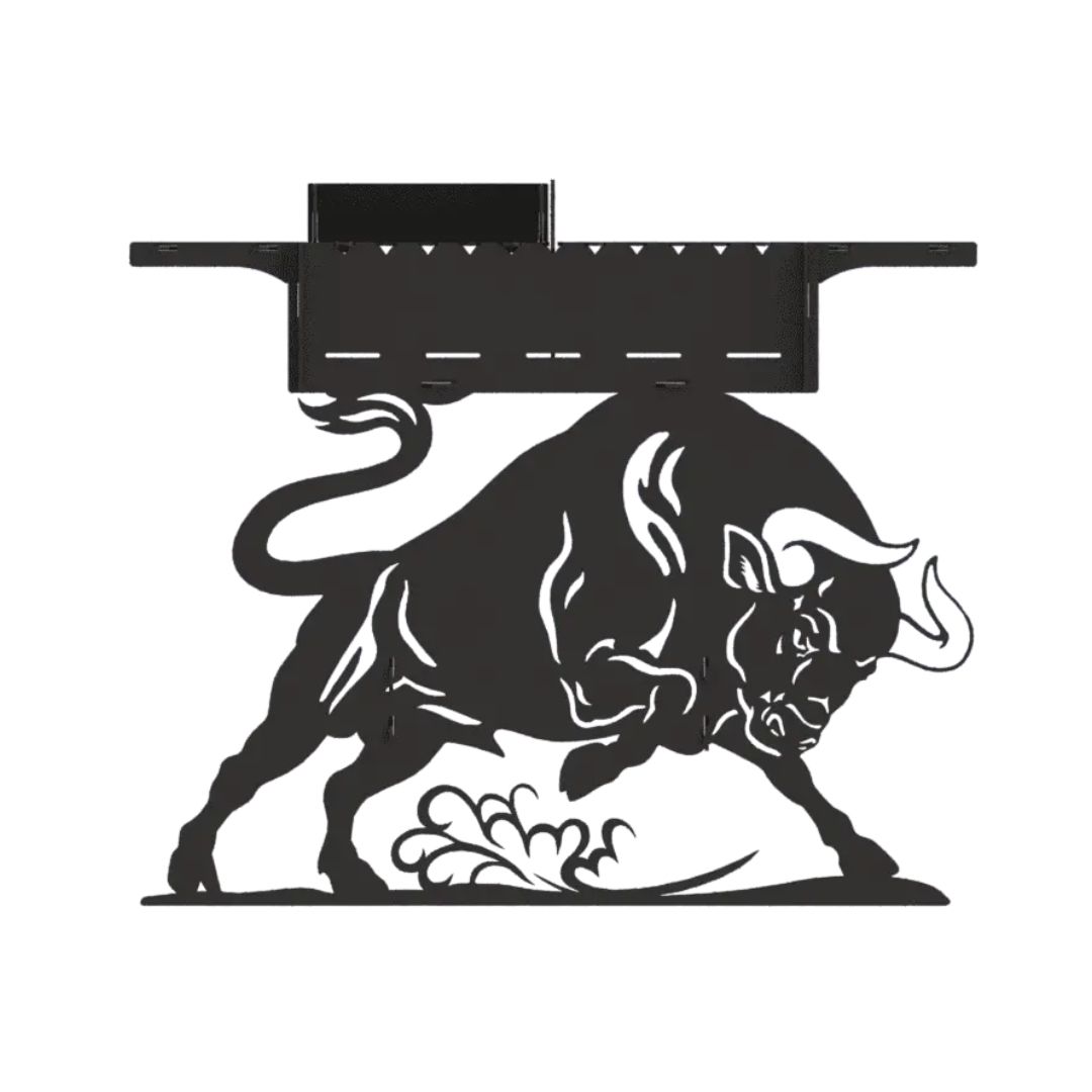 Мангал-гриль Carino Бык разборной 1014х33х964 мм, металл 3 мм без покрытия