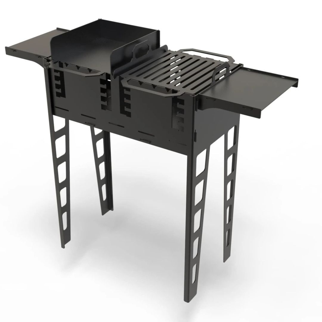 Мангал-гриль Carino Титан разборной 1006х422х870 г, металл 3 мм без покрытия