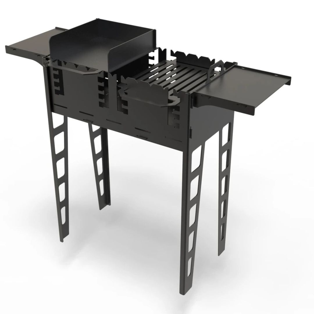 Мангал-гриль Carino Титан разборной 1006х422х870 г, металл 3 мм без покрытия