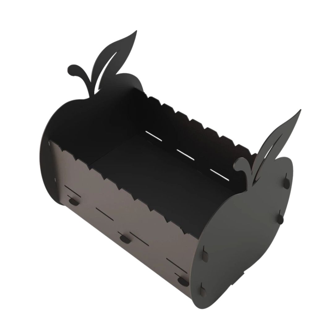 Мангал-гриль Carino Яблоки разборной 537х383х437 мм, металл 3 мм без покрытия