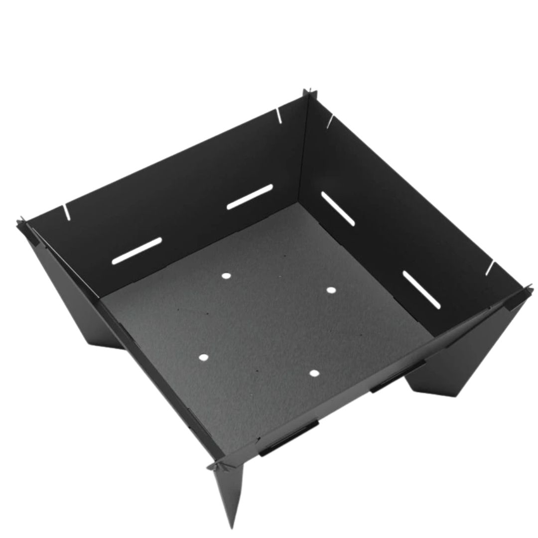 Мангал-гриль Carino квадратный V4 800 мм разборной 813х813х800 мм, металл 3 мм без покрытия