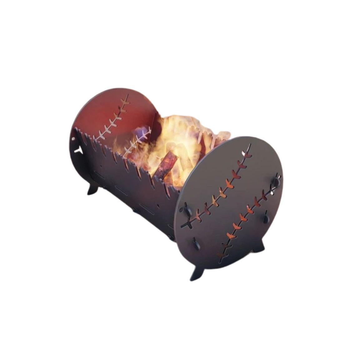 Мангал-гриль Carino Бейсбол разборной 530х300х300 мм, металл 3 мм без покрытия