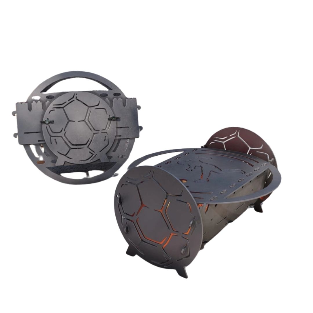 Мангал-гриль Carino Футбол разборной 530х300х300 мм, металл 3 мм без покрытия