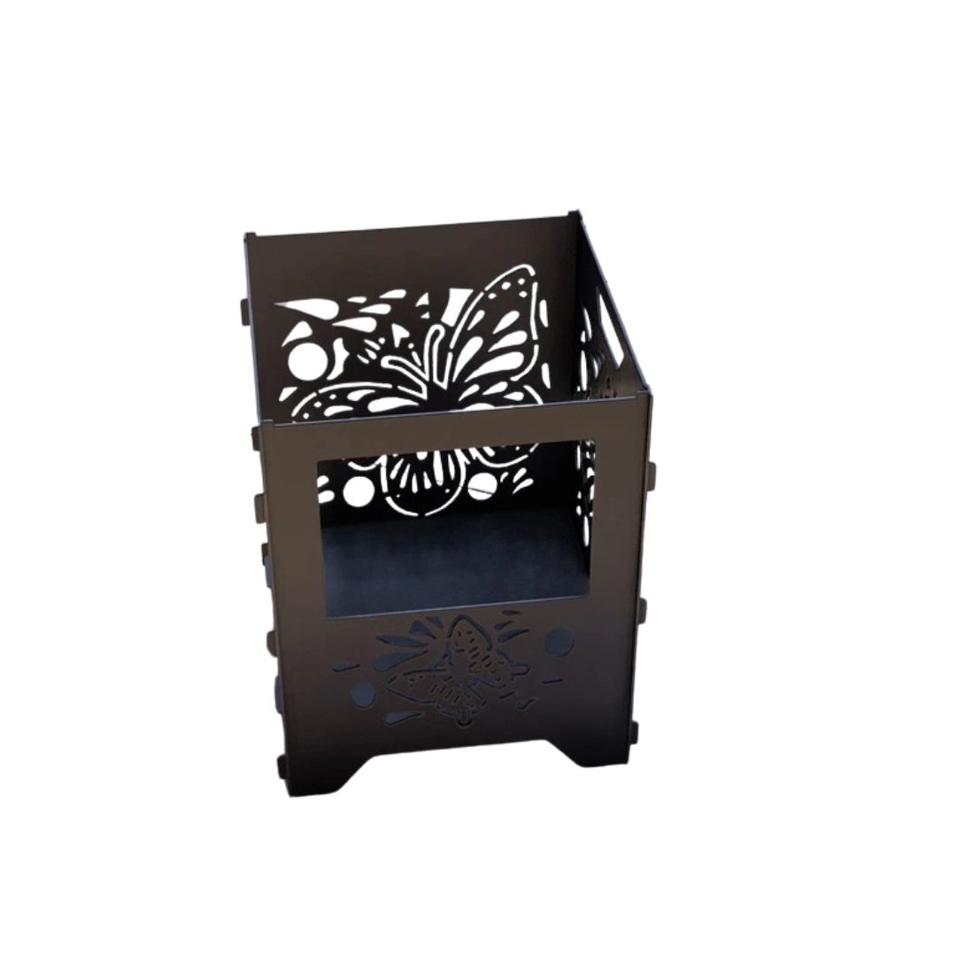 Корзина с грилем мангал-барбекю Carino Бабочка V3 513х393х500 мм, металл 3 мм без покрытия