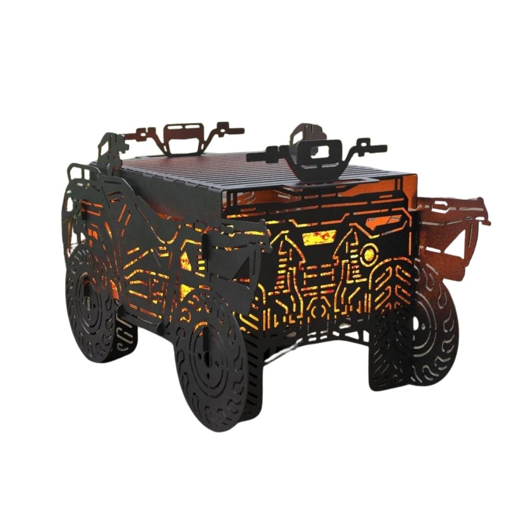 Мангал-гриль Carino Квадроцикл разборной 801х456х481 мм, металл 3 мм без покрытия