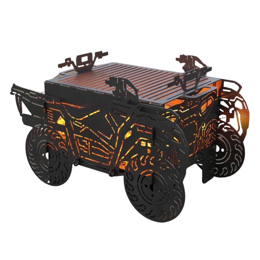 Мангал-гриль Carino Квадроцикл разборной 801х456х481 мм, металл 3 мм без покрытия