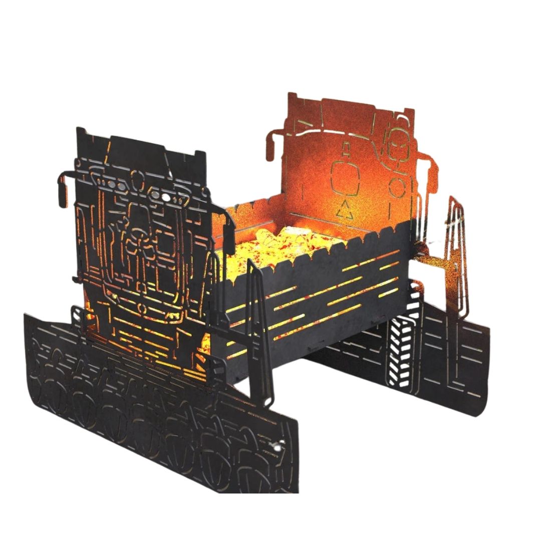 Мангал-гриль Carino Комбайн разборной 732х566х594 мм, металл 3 мм без покрытия