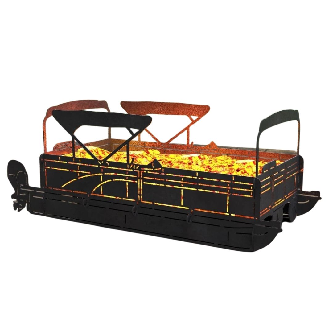 Мангал-гриль Carino Понтонный катер разборной 999х428х384 мм, металл 3 мм без покрытия